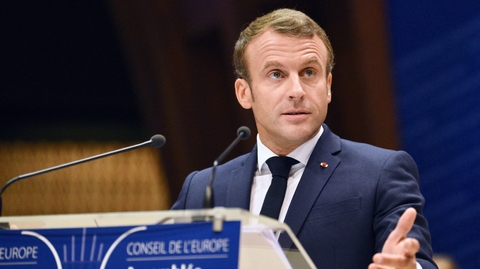 Francouzský prezident Emmanuel Macron.