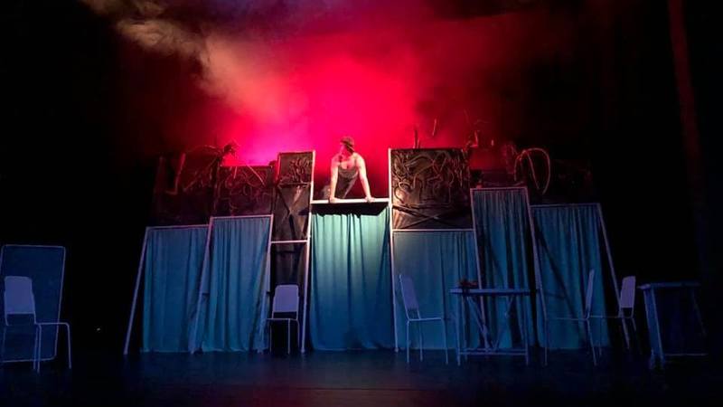 Snímek ze zkoušky.