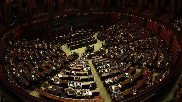 Italský parlament.