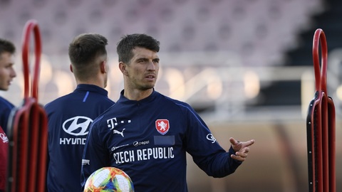 Obránce Slavie Ondřej Kúdela možná poprvé v kariéře nastoupí za reprezentaci. 