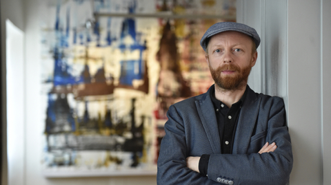 Malíř Patrik Hábl. 