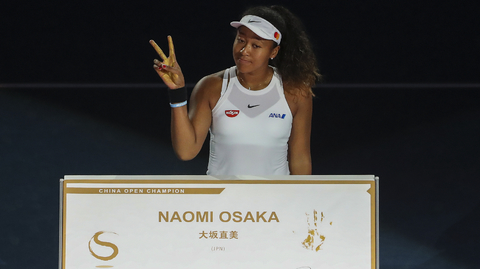 Naomi Ósakaová na turnaji China Open.
