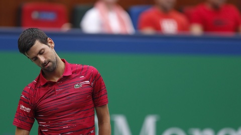 Novak Djokovič nestačil na řeckého bojovníka Stefanose Tsitsipase.