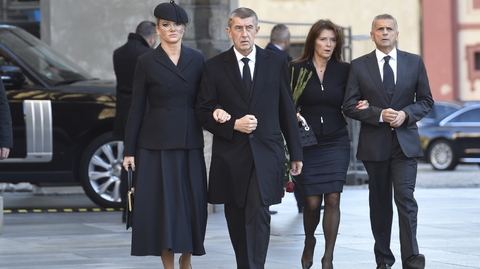 Andrej Babiš s manželkou.