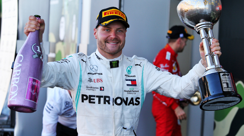 Valtteri Bottas z Mercedesu.