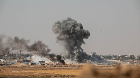 Boje na severu Sýrie.