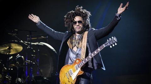 Americký zpěvák Lenny Kravitz.