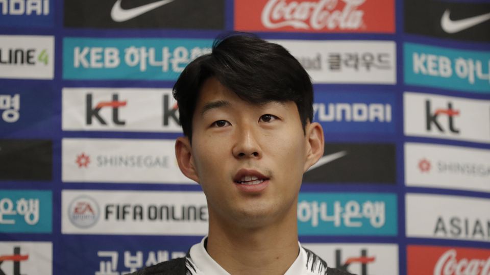 Hvězda Jižní Koreji a Tottenhamu Son Hung-min.