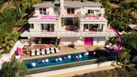 Barbie domov v Kalifornii.