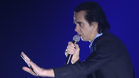 Australský muzikant a zpěvák Nick Cave.