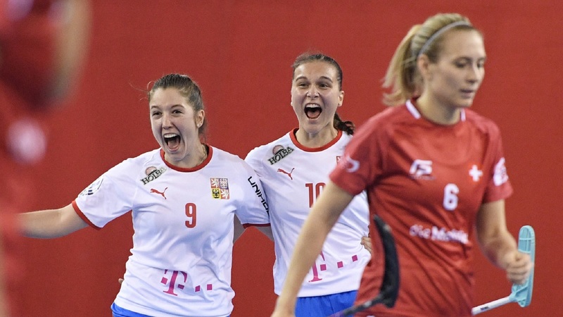 České florbalistky zdolaly ve druhém utkání na domácím turnaji Euro Floorball Tour v Praze porazily Švýcarsko.