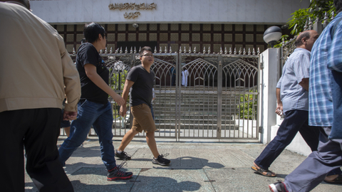 Mešita v Hongkongu.