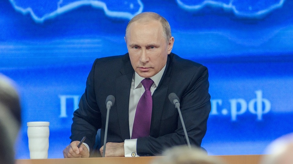 Ruský prezident V. Putin.