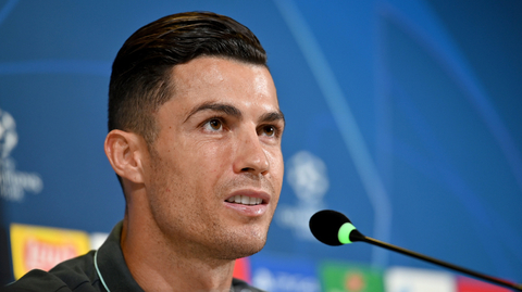 Fotbalový útočník Cristiano Ronaldo.