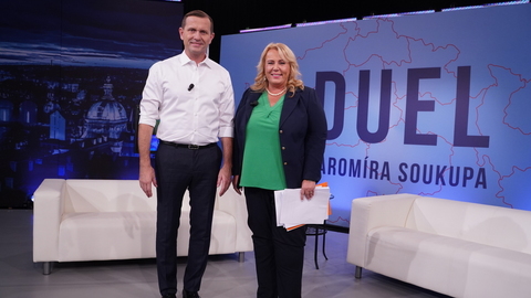 Jaromír Soukup s ministryní pro místní rozvoj Klárou Dostálovou.