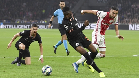 Utkání Ligy mistrů Ajax - Chelsea.