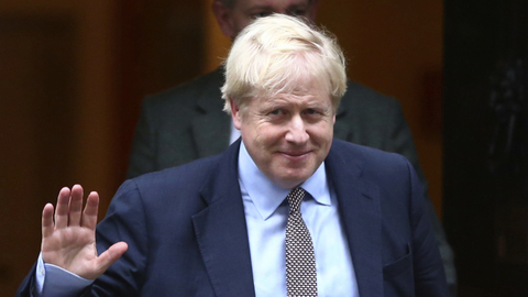 Britský premiér Boris Johnson.