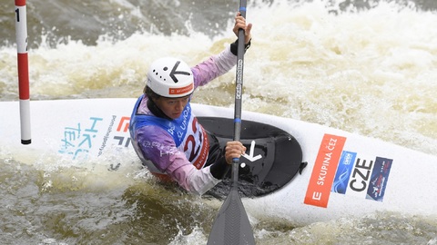 Kajakářka Amálie Hilgertová obsadila na předolympijských testovacích závodech ve vodním slalomu v Tokiu druhé místo. 