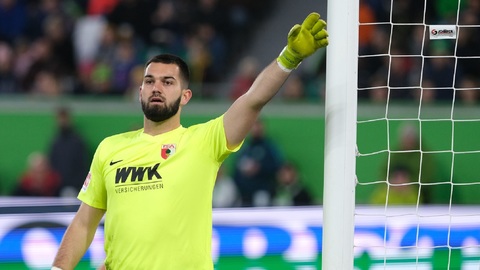 Koubek vychytal nulu, Augsburg však pouze remizoval. 