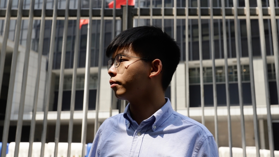 Aktivista Joshua Wong.