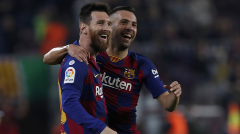 Lionel Messi proti Valladolidu.