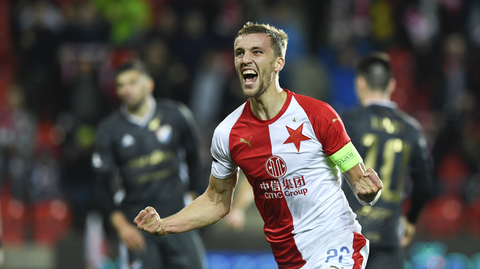 Slávistický kapitán Tomáš Souček.