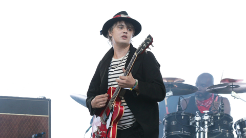 Zpěvák Pete Doherty.