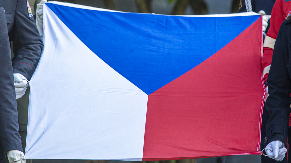 Vlajka Česka.