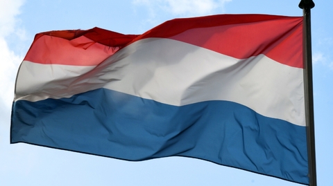 Vlajka Nizozemska. 
