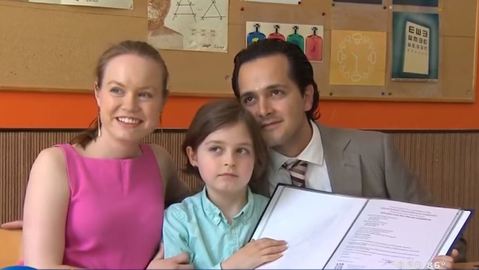 Laurent Simons se svými rodiči.