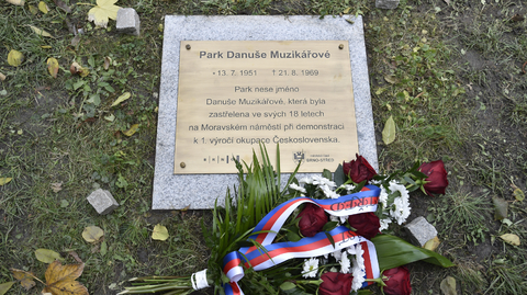 Park v centru Brna dostal jméno po zastřelené Danuši Muzikářové.