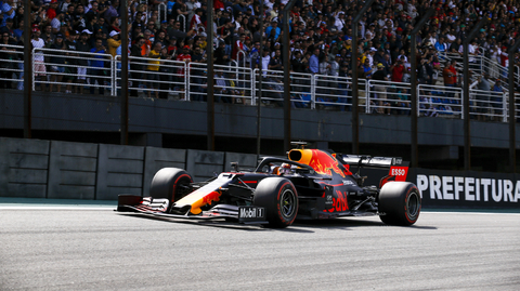 Vítězný vůz Maxe Verstappena.