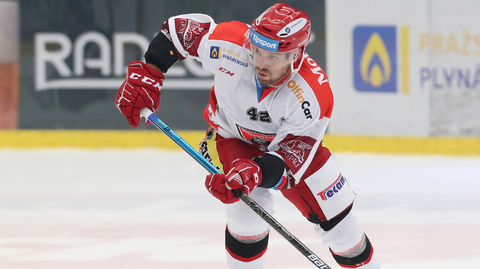 Hradecký útočník Petr Koukal.