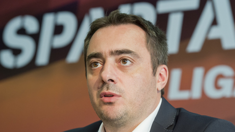 Sparťanský funkcionář Adam Kotalík.