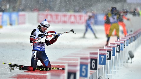 Biatlonisty zradilo zdraví, trénink nebyl ideální.
