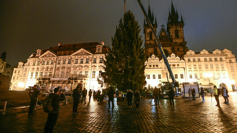 Staroměstské náměstí v Praze.