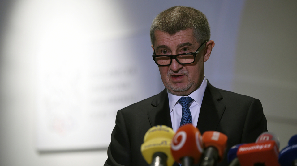 Premiér Andrej Babiš. 