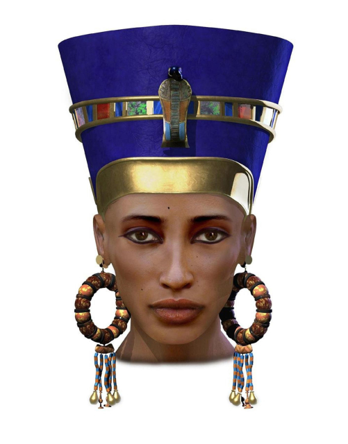 Počítačová podoba legendární egyptské královny Nefertiti vytvořená britskými vědci podle mumie objevené v hrobce Amenhotepa II. v Údolí králů.