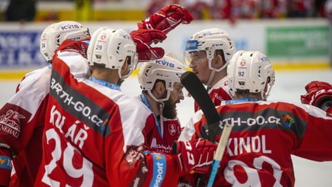 Hokejisté Pardubic.