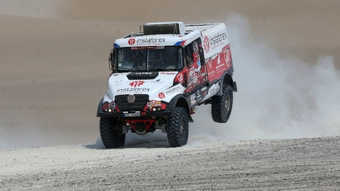 Aleš Loprais na loňském Dakaru.