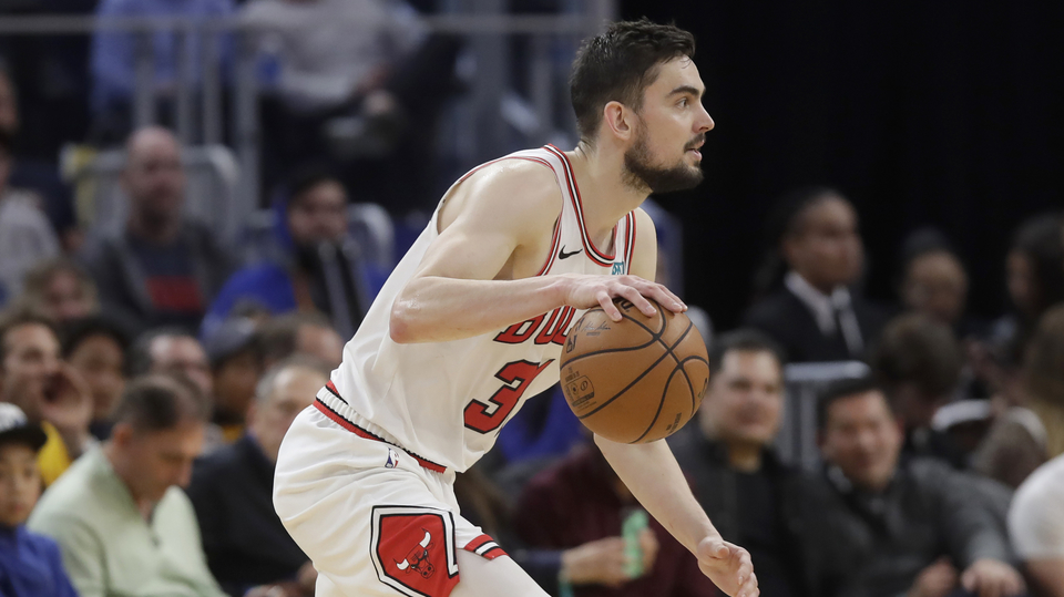 Český basketbalista Tomáš Satoranský.