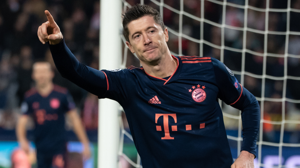 Fotbalový kanonýr Robert Lewandowski.