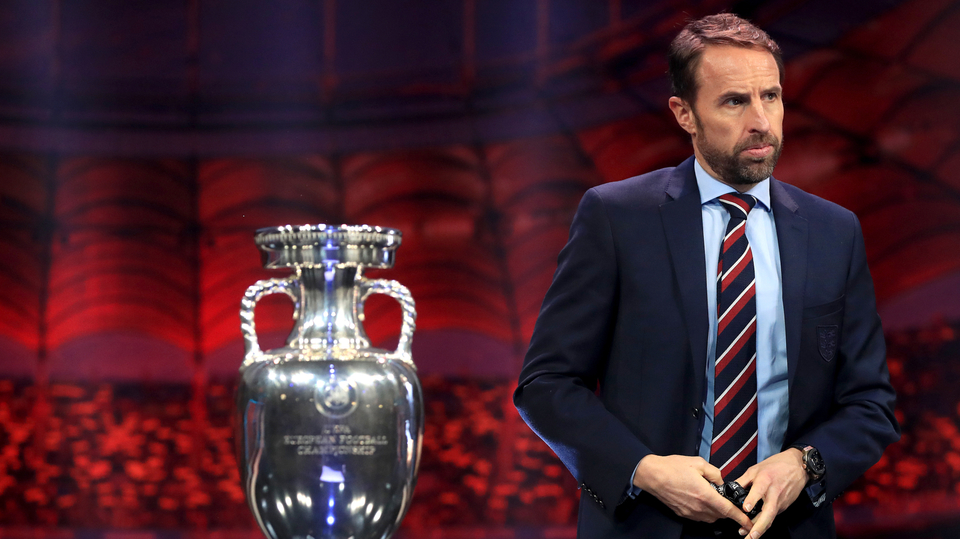 Anglický kouč Gareth Southgate.