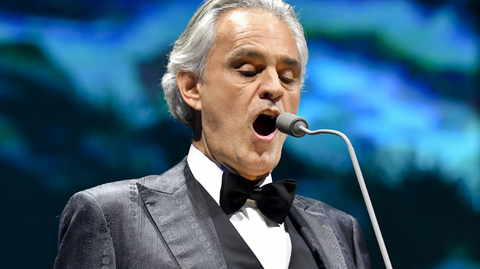 Tenorista Andrea Bocelli.