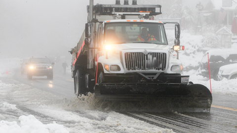 Sněhová bouře v USA.