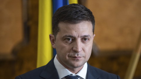 Ukrajinský prezident Volodymyr Zelenskyj.