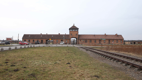 Koncentrační tábor v Osvětimi.