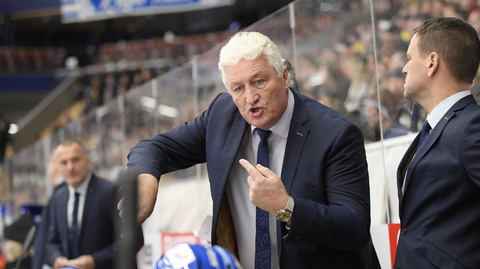 Trenér české hokejové reprezentace Miloš Říha.