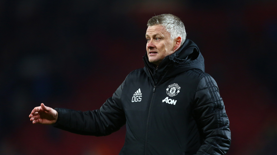 Trenér Ole Gunnar Solskjaer.