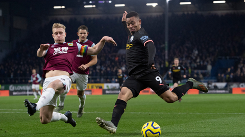 Utkání Burnley - Manchester City.